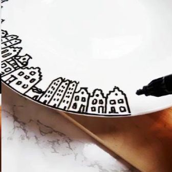 Doodle On Plate