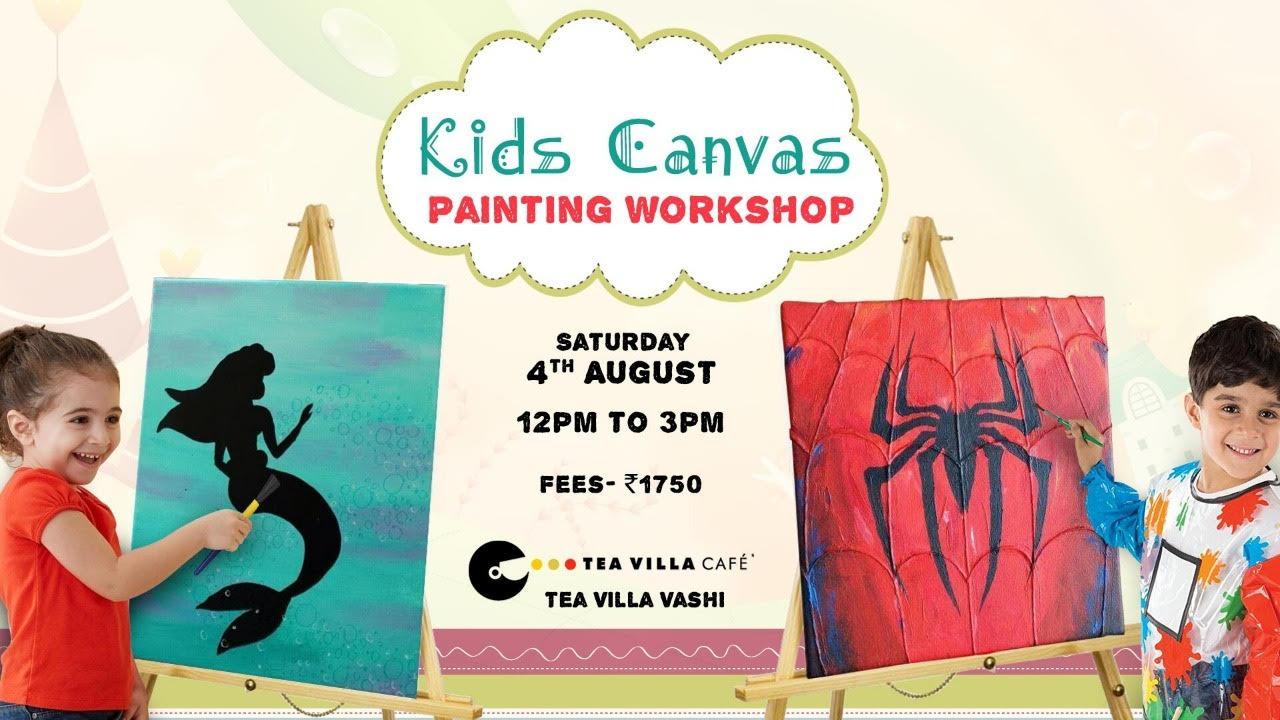 Kids Canvas Painting Party at Vashi by Paintology