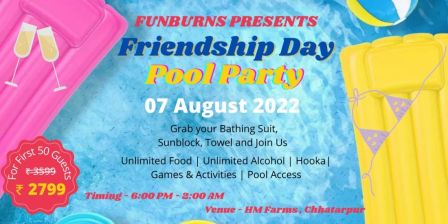 Celebrate Friendship at pool with Funburn