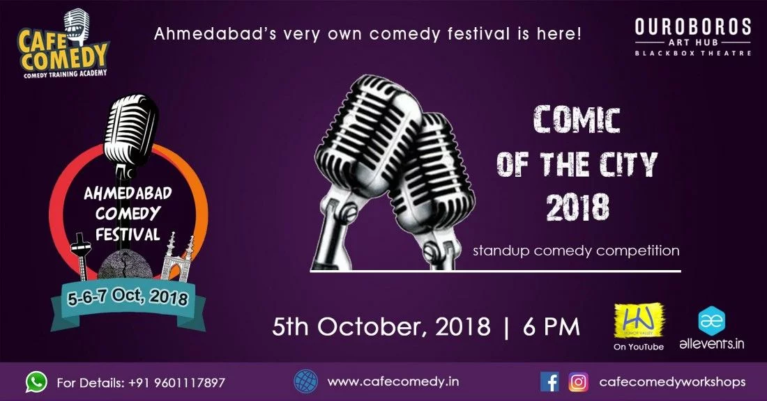 Comic of the City 2018 - Day 1 | Ahmedabad Comedy Festival