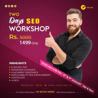 2 DAYS SEO WORKSHOP TO BUILD YOUR CAREER IN DIGITAL MARKETING