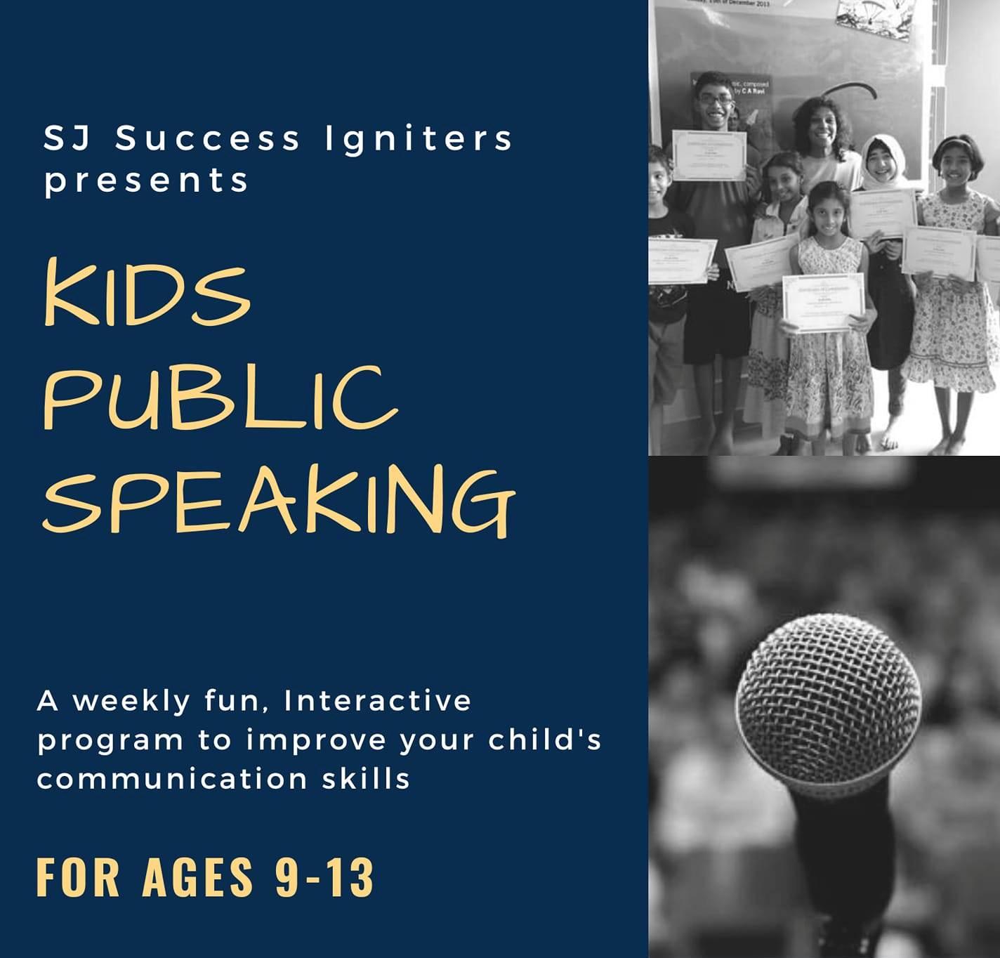 The Junior Orator - A Public Speaking Program for Children (Level 1) - With SJ Success Igniters