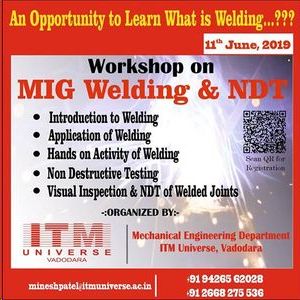 Workshop for Diploma Students: ``MIG Welding and NDT``