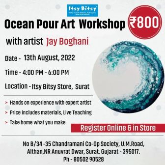 Ocean Pour Art Workshop
