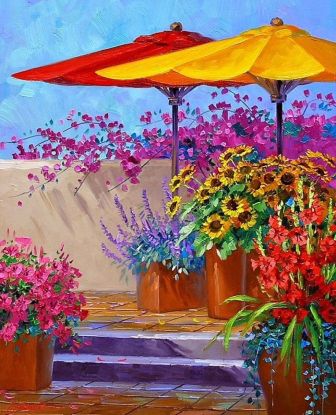 Flower Garden Painting workshop