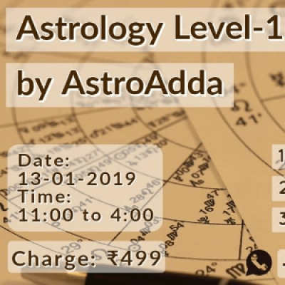 Astrology Level -1 Workshop by Astro Adda