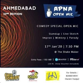 Apna Open Mic (Ahmedabad - 23rd Edition - Comedy Special)