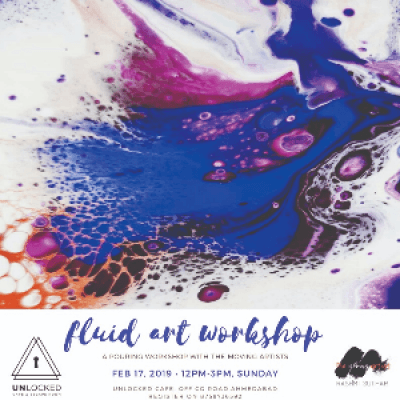 Fluid Art Workshop by `The Moving Artist`