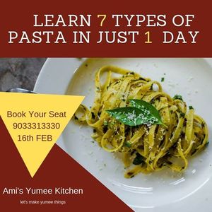 Learn 7 Types Of Pasta in Just 1 Day