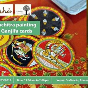 Pattachitra Painting on Ganjifa Cards