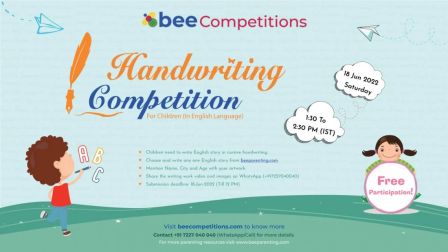 Handwriting Competition For Children
