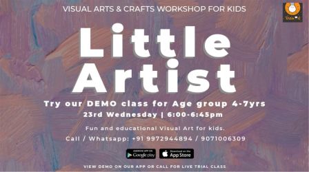 Visual Art class for 4-7yrs, Register trial Now !