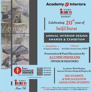 Annual Interior Design Awards & Exhibition by Inifd Athwa Surat