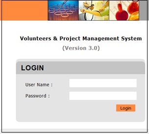 Volunteers Database application - VPMS installed at a Pune CRO