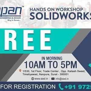 Free Hands on Workshop on Solidworks