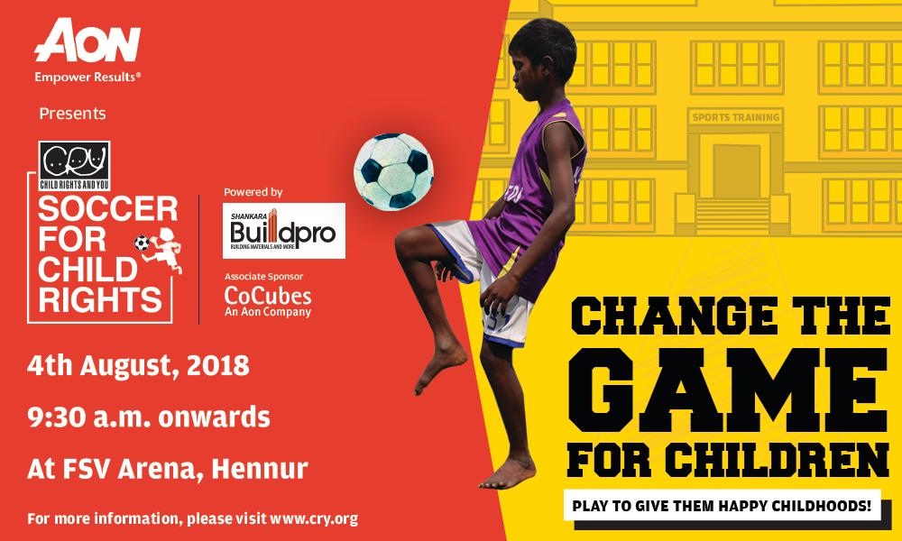 AON Soccer for Child Rights 2018 (Bangalore Edition)