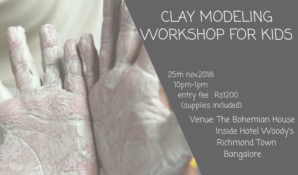 Clay Modeling Workshop For Kids - With Mr Sh Guttemmanavar