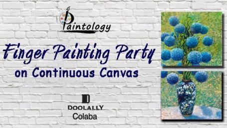 Finger Painting Party at Vashi - With Paintology