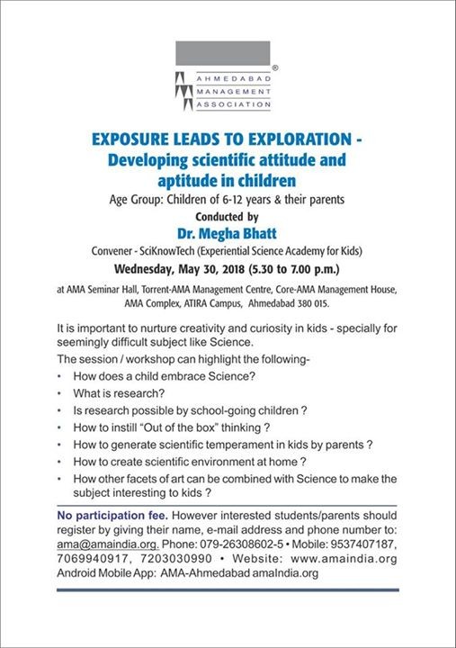 Exposure Leads to Exploration - Dr. Megha Bhatt`s Interaction