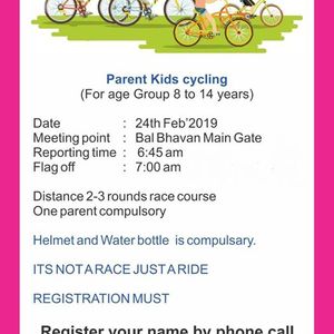 Parent Kids Cycling (8 to 14 years)