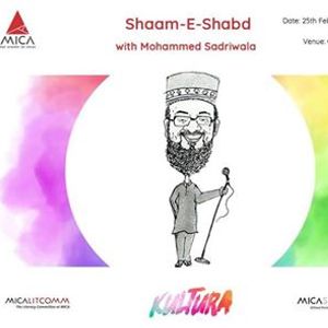 Shaam-E-Shabd with Mohammed Sadriwala