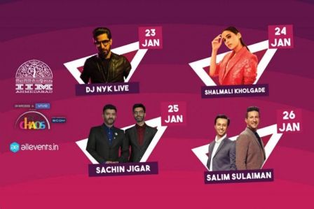 IIM Ahmedabad, Chaos 2020 Pronites || Live-in Concerts