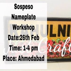 Sospeso Nameplate Workshop