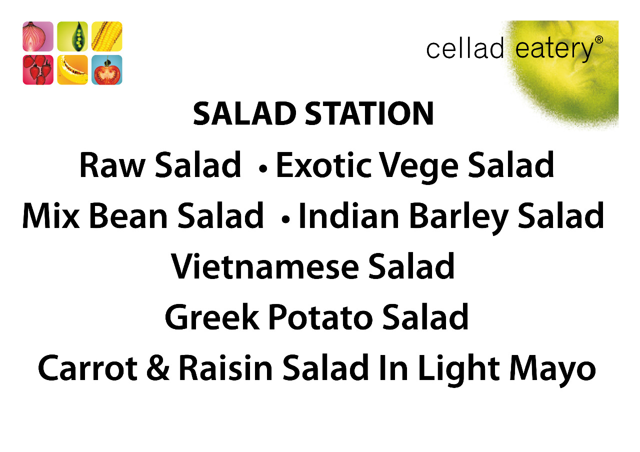 Cellad Eatery - This Week Menu