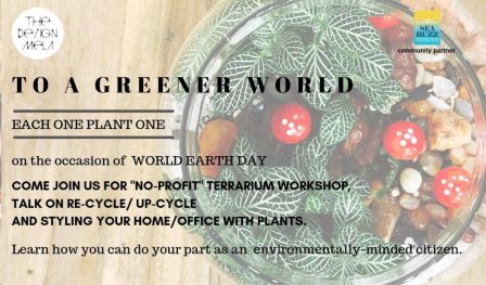 No-profit Terrarium Workshop. - With The Design Mela