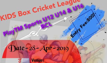 KIDS PlayTM Box Cricket League