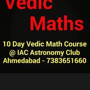 Vedic Mathematics 10 Day Course For Kids Begins...