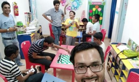 Rubiks cube & Rating Blitz Chess Tournament at Thane, Mumbai by Saurabh Barve