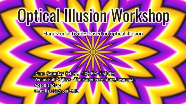 Optical Illusion Workshop - With Full Of Toys