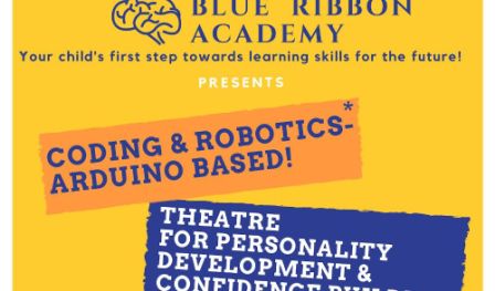 Blue Ribbon Robotics & Theatre Summer Camps - Indiranagar - With Blue Ribbon Academy Experts for Robotics, STEM and Theatre