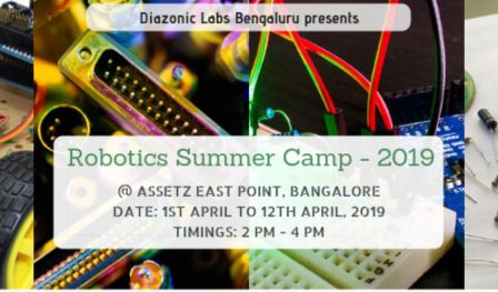 Robotics Summer Camp - 2019 - With Design your own Remote Controlled Car and develop an App to control it