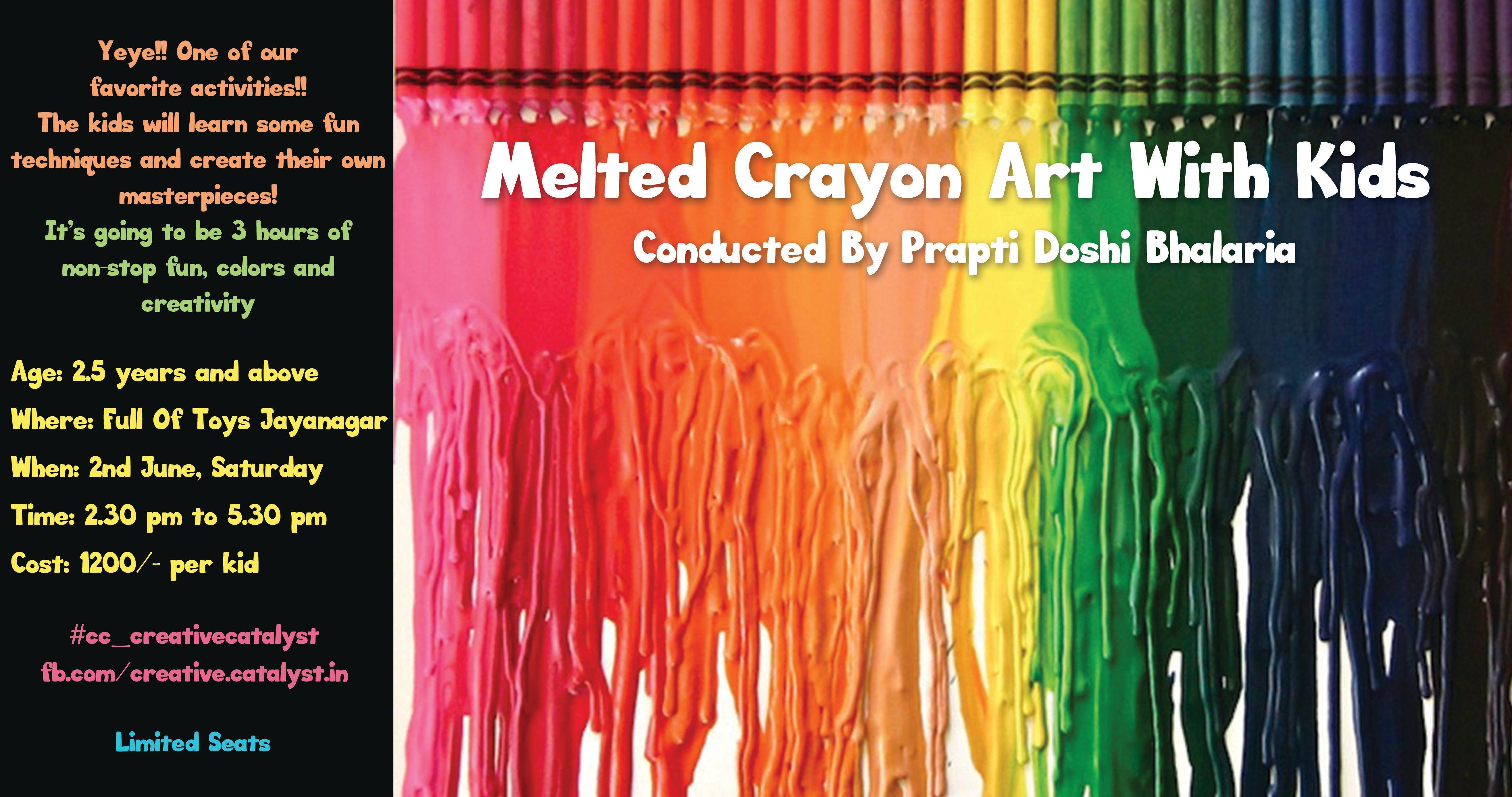 Melted Crayon Art With Kids by Creative Catalyst