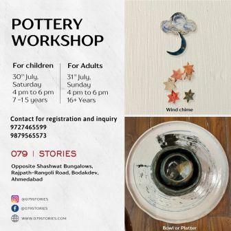 POTTERY WORKSHOP FOR CHILDREN AND ADULT