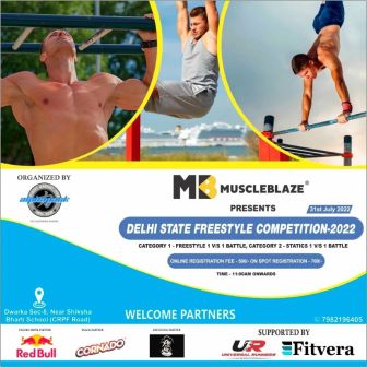DELHI STATE FREESTYLE COMPETITION , 2022 ( Calisthenic 1st Edition )