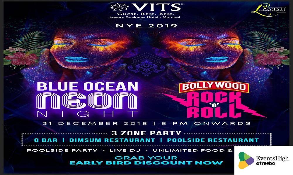 Blue Ocean Neon Light & Bollywood Rock N Roll Party - With DJ Maddy