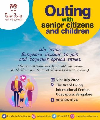 Outing with Senior citizens and children