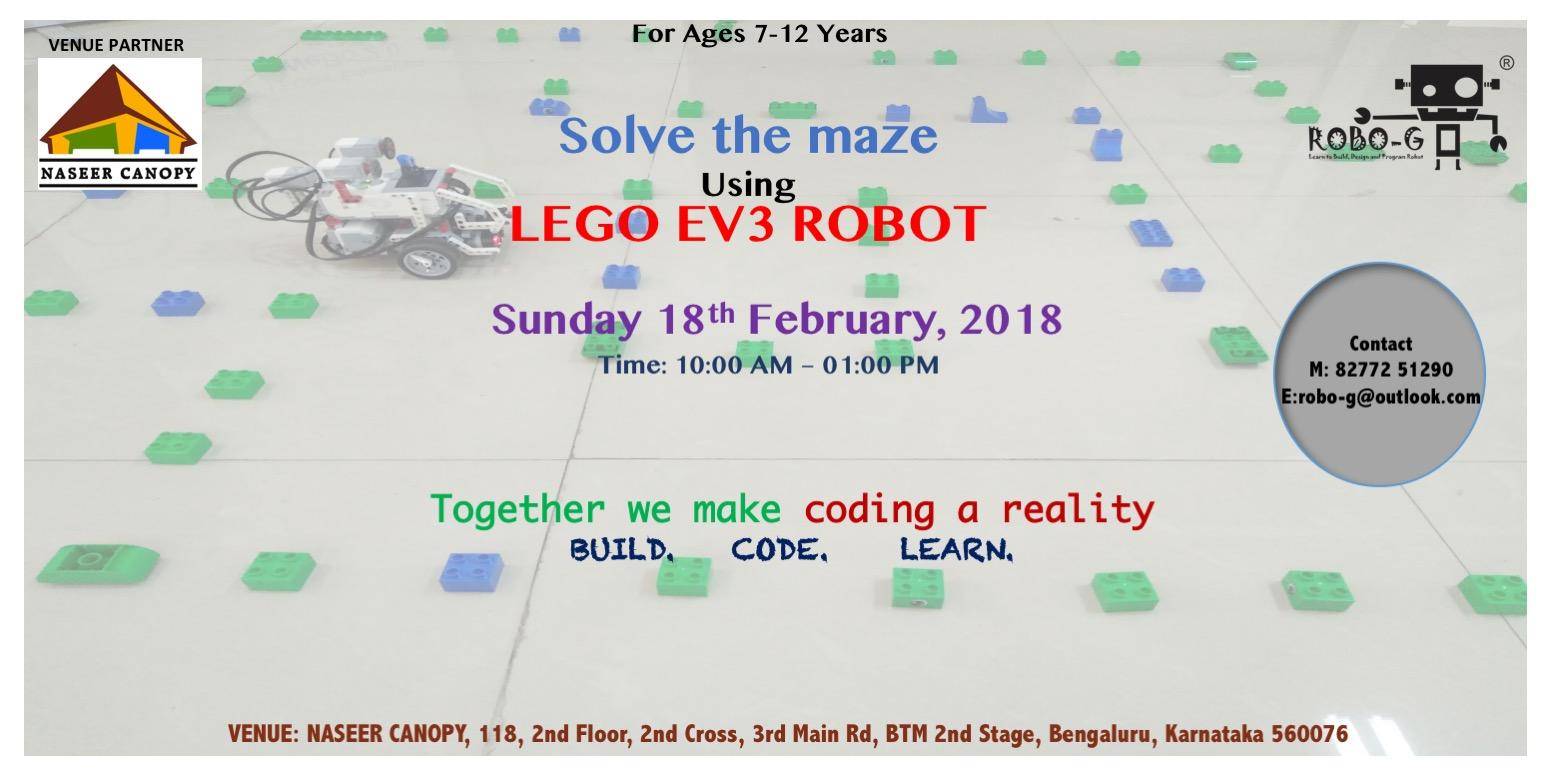 Solve the Maze using LEGO EV3 Robot