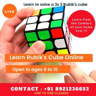 ONLINE RUBIK'S CUBE WORKSHOP FOR BEGINNERS