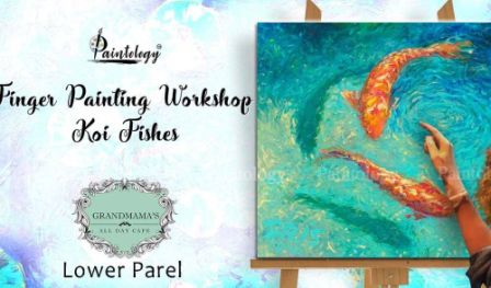 Finger Painting Party Lower Parel by Paintology