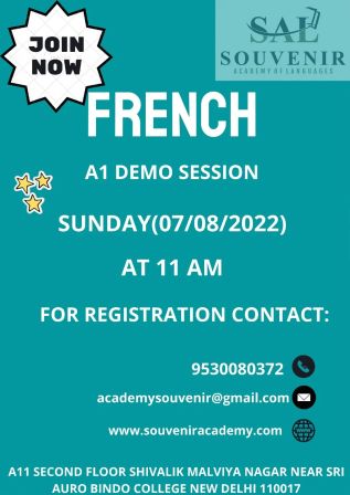 FRENCH A1 DEMO SESSION